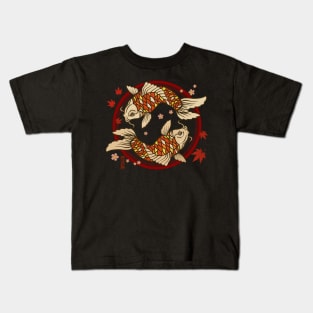 Koi Carp Japanese Traditional Art Kids T-Shirt